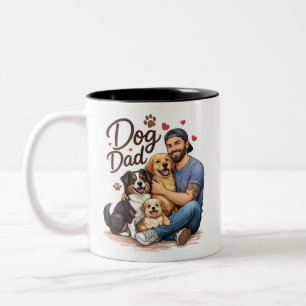 Hunde-Vater-Leben Tasse – Lustiger Kaffeebecher fü