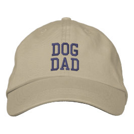 Hunde Vater lila individueller Text niedlich moder Bestickte Baseballkappe