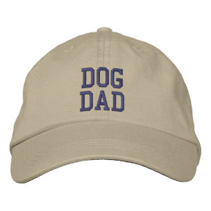 Hunde Vater lila individueller Text niedlich moder Bestickte Baseballkappe