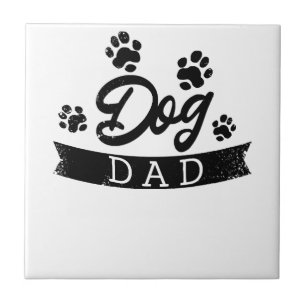 Hunde-Vater Lustiges Design - Geschenkidee für Hun Fliese