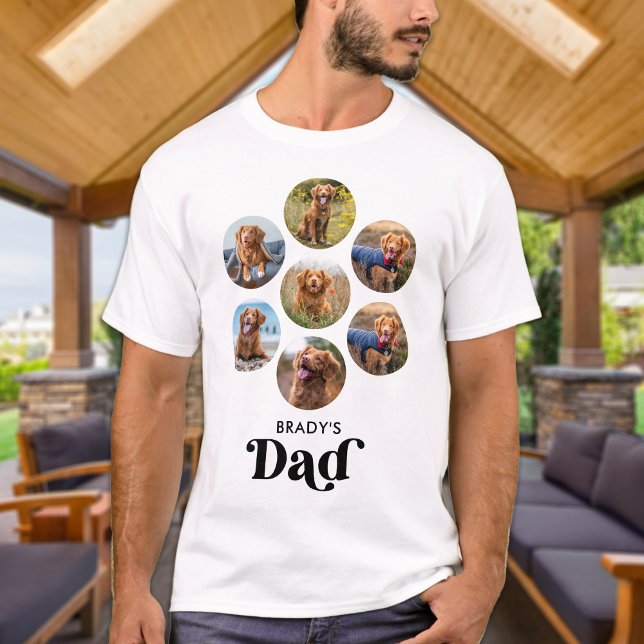 Hunde VATER Personalisiert Hund Lover Heimtier Fot T-Shirt (Von Creator hochgeladen)