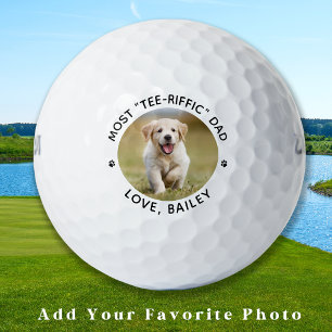 Hunde Vater Personalisiertes Haustier Foto Golfplä Golfball