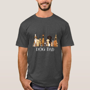 Hunde-Vater-Shirt Hunde-Freund Haustier-Tier-T-Shi T-Shirt