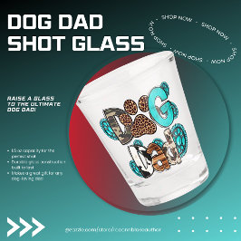 Hunde Vater Shotglas Schnapsglas