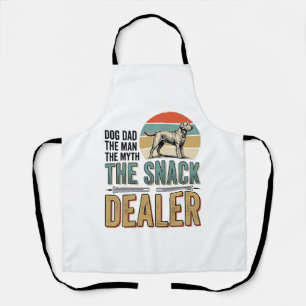 Hunde-Vater Snack-Händler Vintage Hunde Liebhaber Schürze