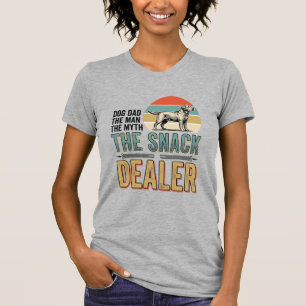 Hunde-Vater Snack-Händler Vintage Hunde Liebhaber T-Shirt