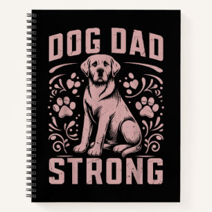 Hunde Vater Strong Dog Vater Notizbuch