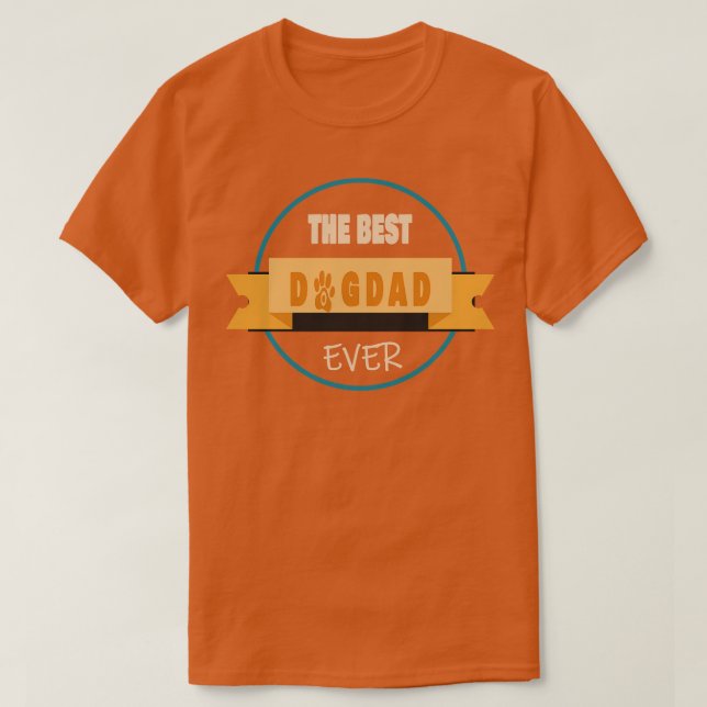 Hunde-Vater T-Shirt (Design vorne)
