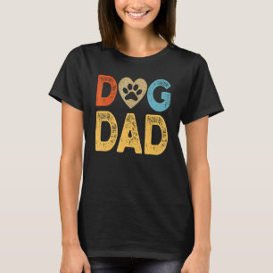 Hunde Vater Vatertag Retro Vintag Hund Vater T-Shirt