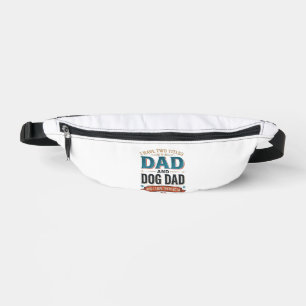 Hunde-Vater Vintage-Stickerei T-Shirt Design_1 Bauchtasche