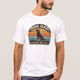 Hunde-Vater Vintage T-Shirt | Bester Freund, Beste