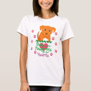 Hunde Verlass Pawprints T-Shirt