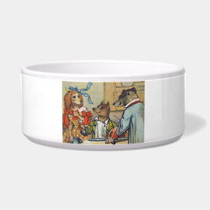 Hunde Viktorianisch Dinner Dress Doggy Napf