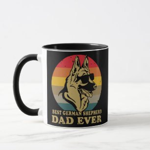 Hunde-Vintage-Bester deutscher Schäferhund-Vater ü Tasse