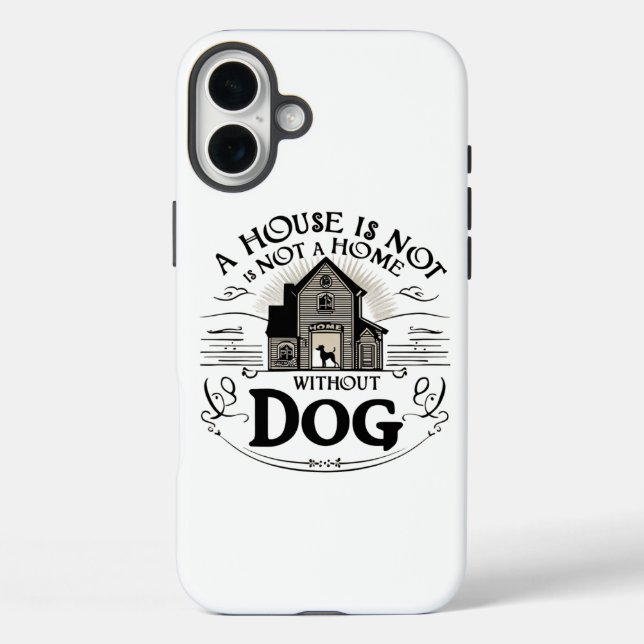 Hunde vollständige Zuhause Case-Mate iPhone Hülle (Rückseite)