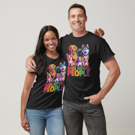Hunde vor Menschen Lustiges Hundebesitzer-Zitat-De T-Shirt