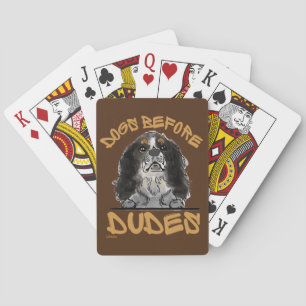 HUNDE VOR TYPEN Cavalier King Charles Spaniel Spielkarten