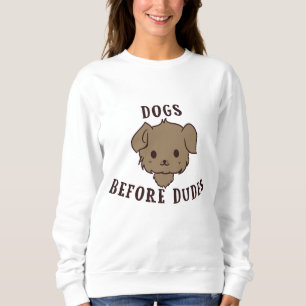 Hunde vor Typen Sweatshirt
