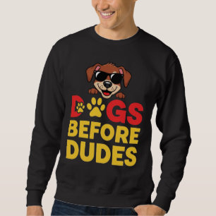 Hunde vor Typen Sweatshirt