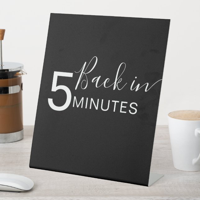 Hunde wachsen in 5 Minuten zurück Sockelschild (In Situ)