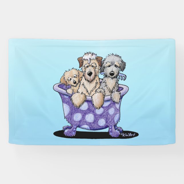 Hunde wachsen Kunst Banner (Horizontal)