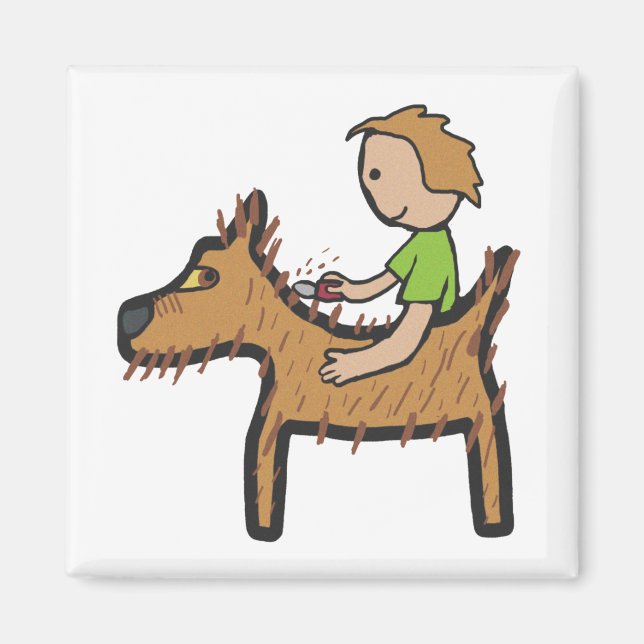 Hunde wachsen magnet (Vorne)