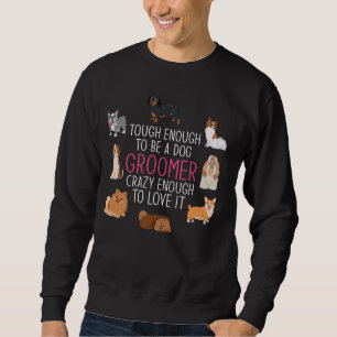 Hunde wachsen verrückt genug, um es Liebe es lusti Sweatshirt