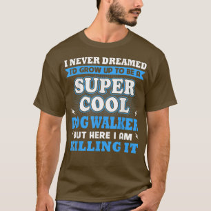 Hunde Walker Geschenke für Männer Frauen Weihnacht T-Shirt