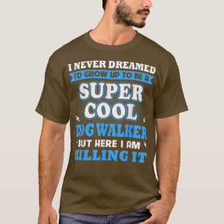 Hunde Walker Geschenke für Männer Frauen Weihnacht T-Shirt