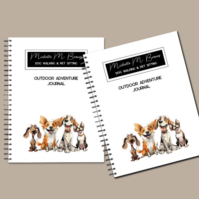 Hunde Wandern im Adventure Journal Notizbuch (Von Creator hochgeladen)