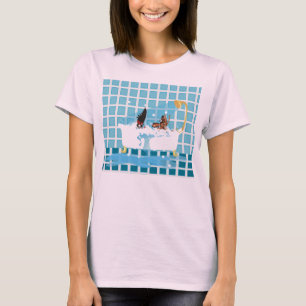 Hunde waschen T-Shirt