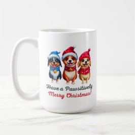 Hunde Weihnachten Kaffeetasse
