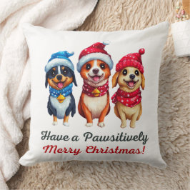 Hunde Weihnachten Kissen