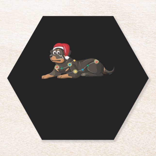 Hunde Weihnachten Klassischer T - Shirt_1 Untersetzer (Vorderseite)