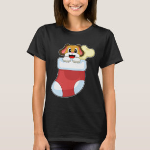 Hunde-Weihnachts-Weihnachtsstrümpfe T-Shirt