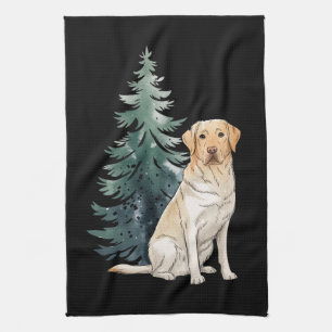 Hunde Weihnachtsbaum Party Hunde Liebhaber Xmas Geschirrtuch
