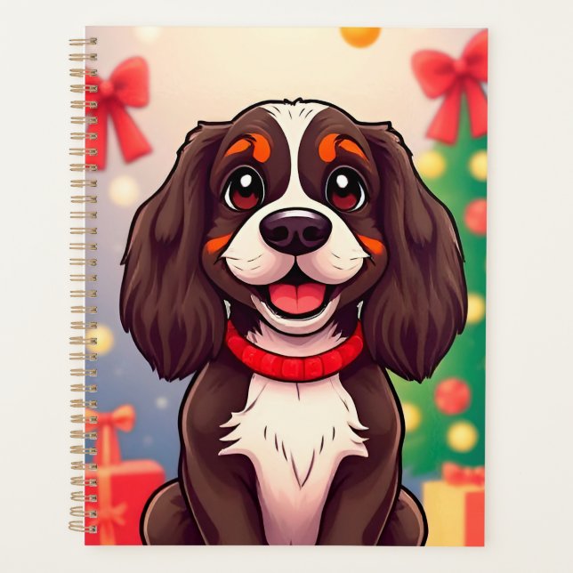 Hunde Weihnachtsschmuck Planer (Vorderseite)
