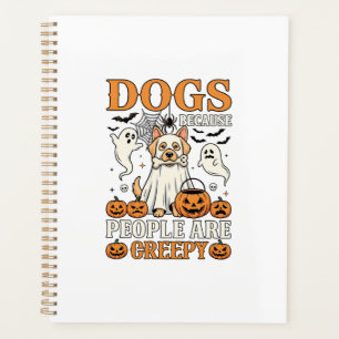 Hunde Weil Menschen Gruselig Halloween Geist Hund Planer