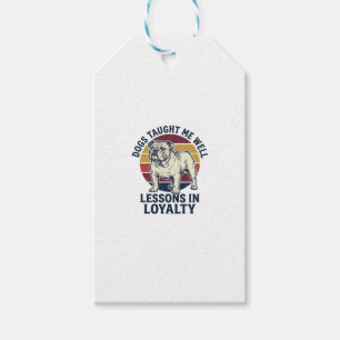 Hunde-Weisheits-Shirt Vintage Bulldoggen-Lektion G Geschenkanhänger
