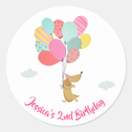 Hunde Welpe Umschlag Aufkleber Aufkleber Paw ty Pi