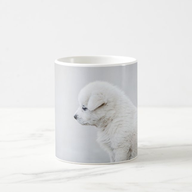 Hunde Welpen Tier einsam Kaffeetasse (Mittel)