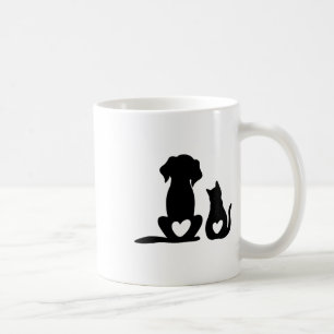 Hunde Welpen und Baby Hund und Katze Lover Kaffeetasse