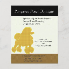 Hunde Welpenzucht, maßgeschneiderte Pet Care Flyer