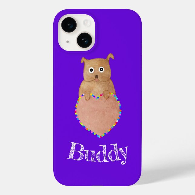Hunde werden zum Case-Mate iPhone-Fall geliebt iPhone Hülle (Rückseite)