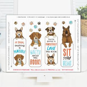 Hunde-Wortspiele: Schneide deine eigenen DIY-lusti Poster