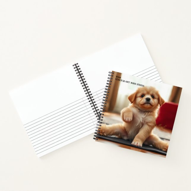 Hunde Yoga Notizbuch (Innenseite)