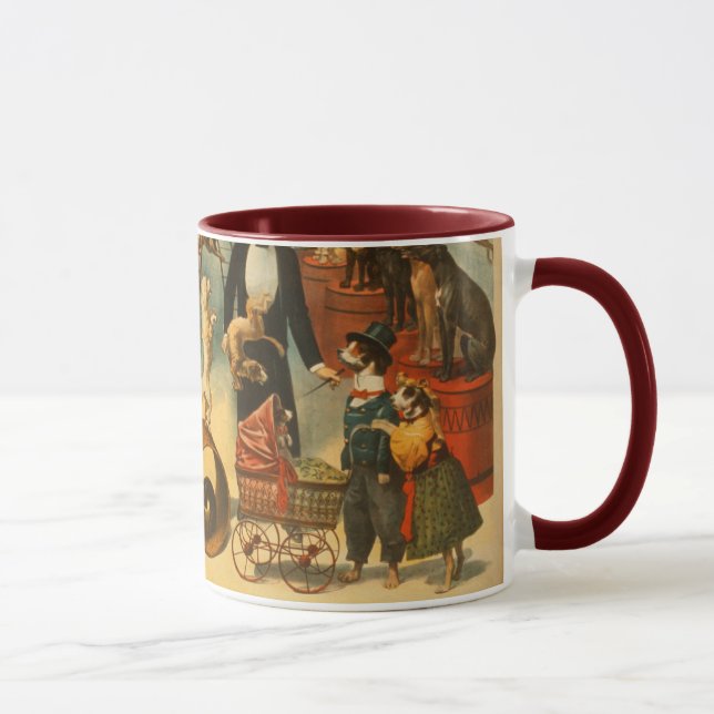 Hunde- Zirkus - Theater-Tasse #5 Tasse (Rechts)