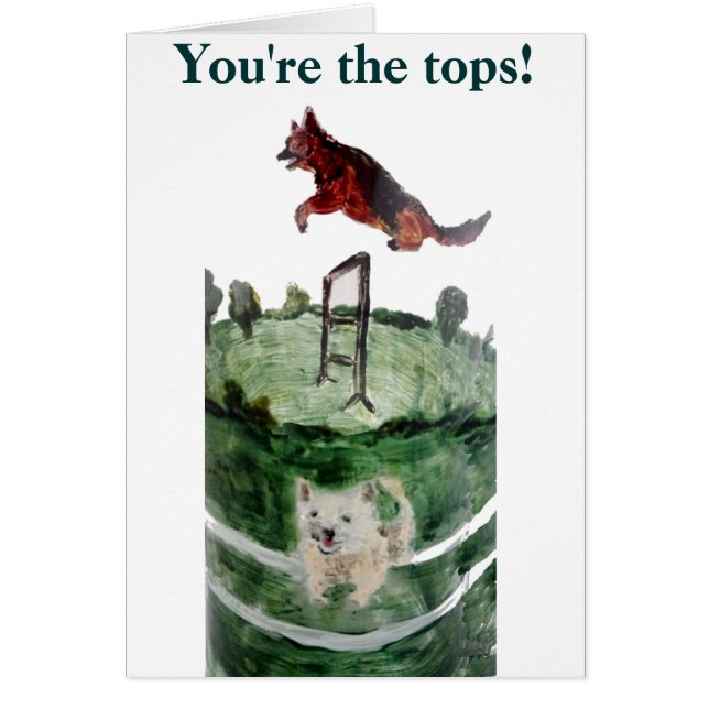 HundeAgility-Malerei (Vorne)