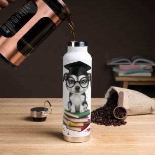 Hundeaufkleber für intelligente Abschluss - Niedli Trinkflasche