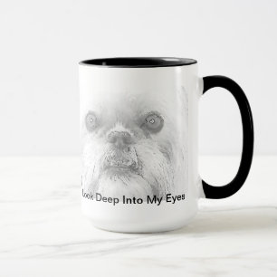 Hundeaugen Tassen-Brüssels Griffon Tasse